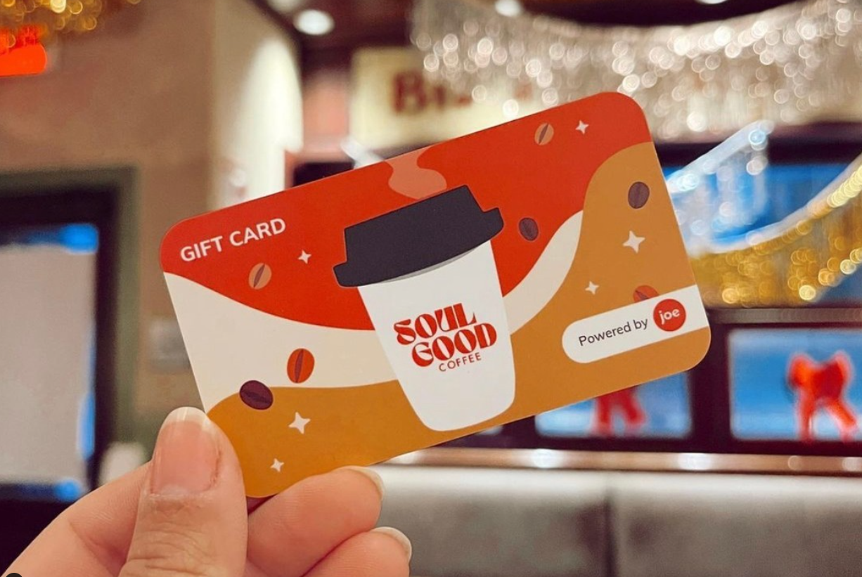 Coffee Shop Gift Card Powered by Joe Loyalty and Rewards