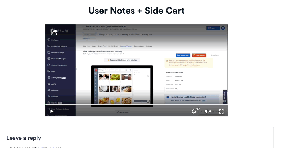 Side Cart