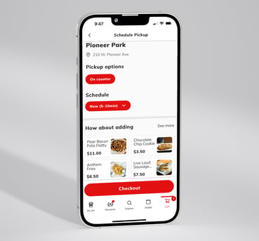 food menu upsell