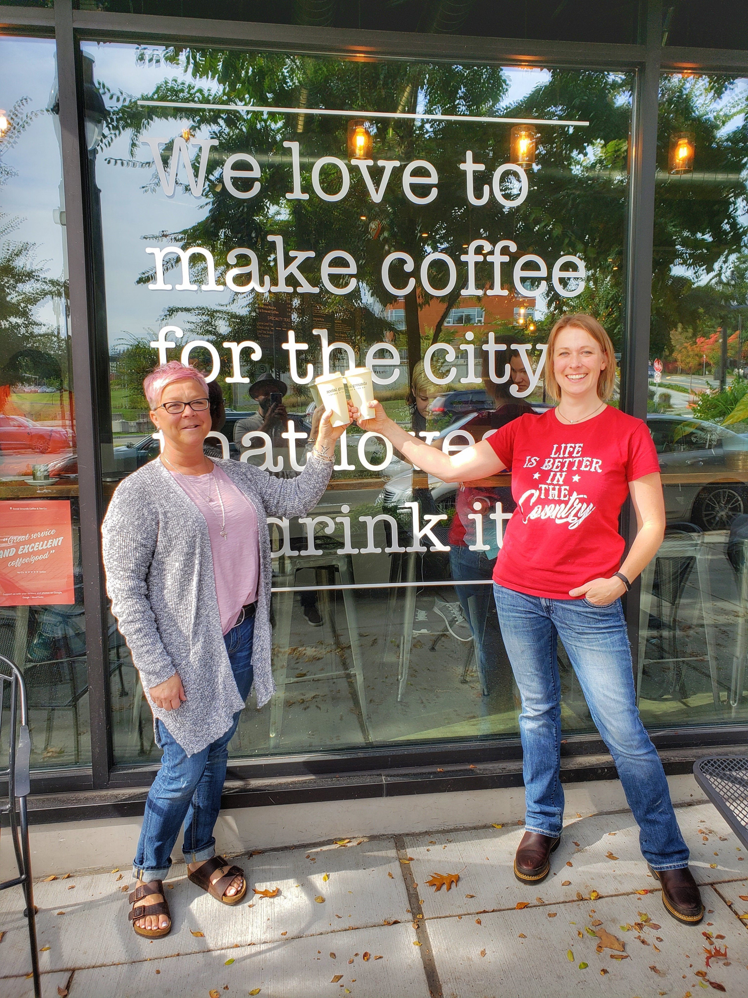 Coffee & Community at Family Owned Social Grounds